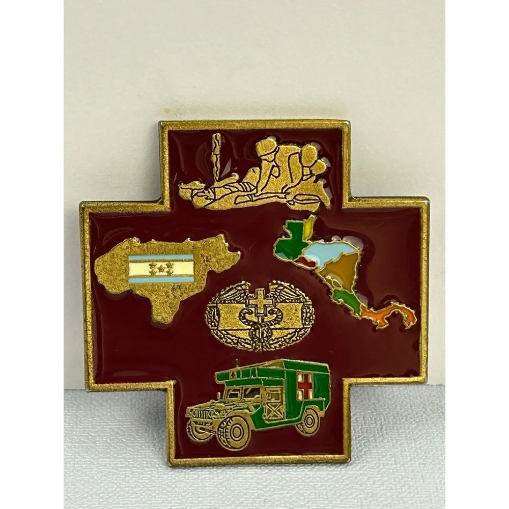 Military Medical Element Joint Task Force Bravo Challenge Coin Cross EMT